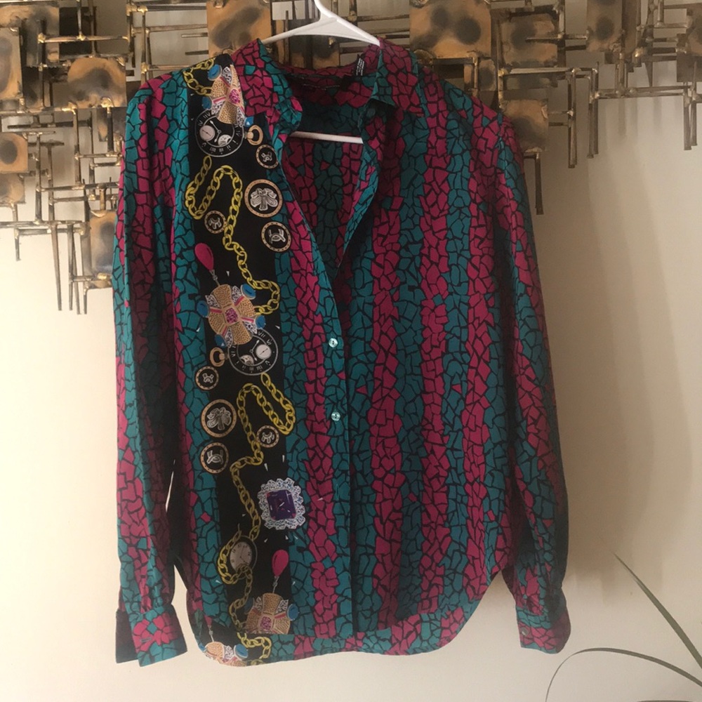 Fun vintage trendy print.